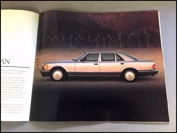1986 Mercedes Benz S-Class Car Brochure Catalog 560SEC 420SEL 560SL 560SEL - Image 3 of 4