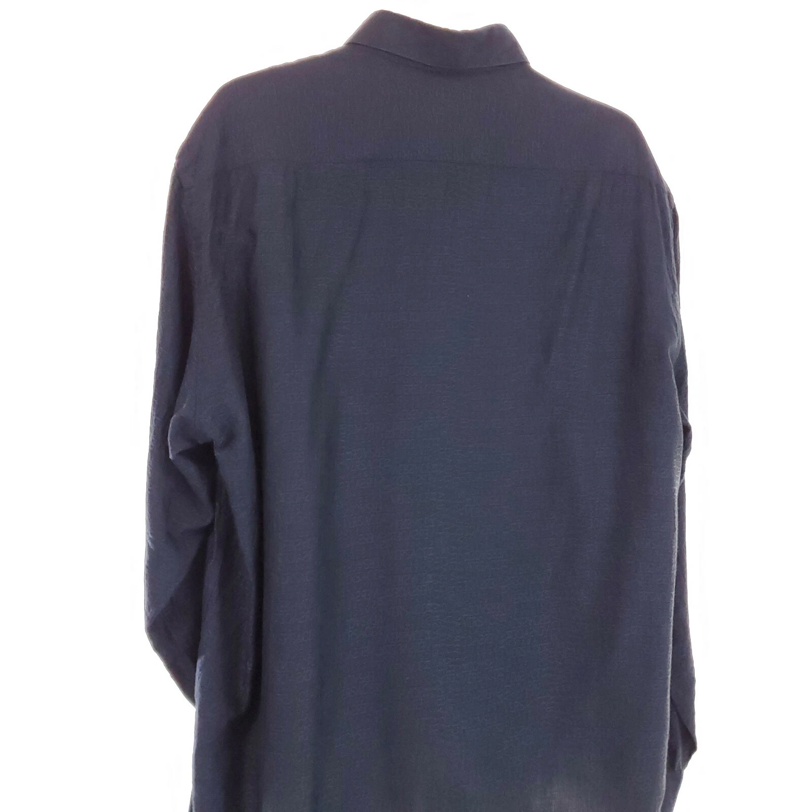 Vintage Versace Classic V2 ""Versace"" TUTTA stampa vintage da uomo 17 1 2 blu navy