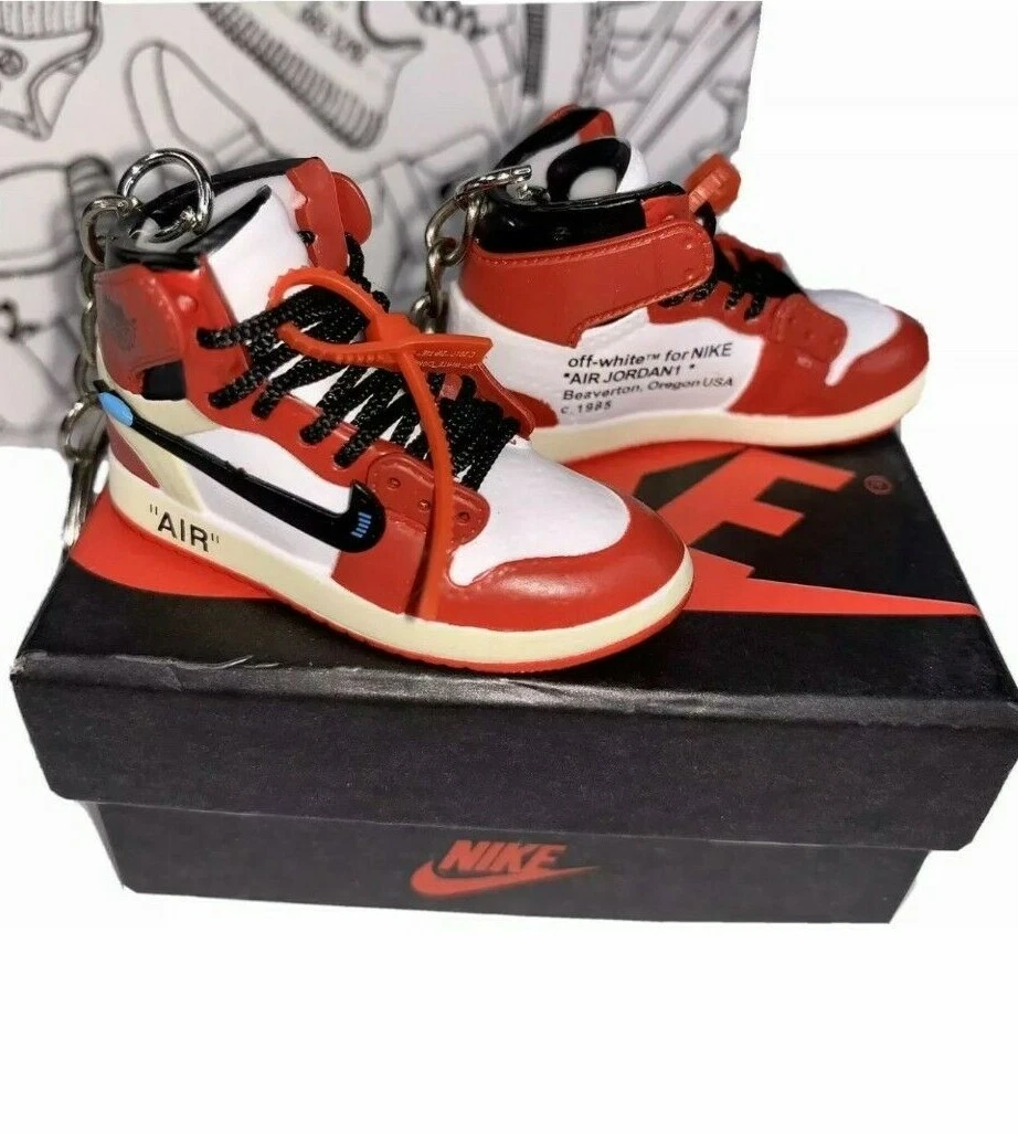 Originals 3D Mini Sneaker Chaussures Porte clés Hype Beast Keyring Sneaker Head Cadeau
