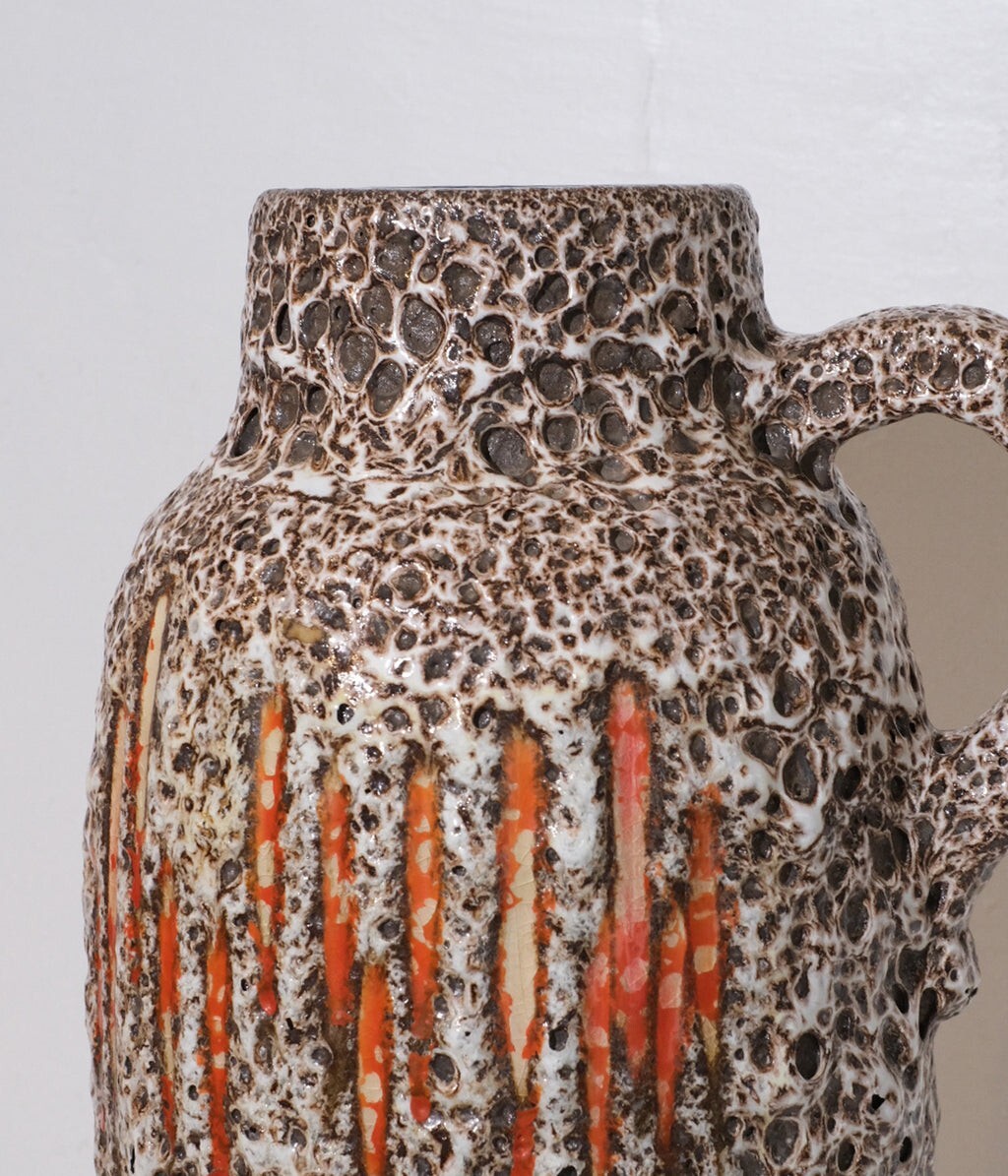 FAT LAVA Scheurich Lora Vintage Germany Pottery Vase 255 Size H