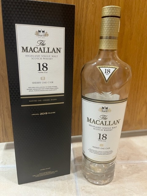 Macallan 18 Sherry Oak Bottle with Box Excellent | eBay