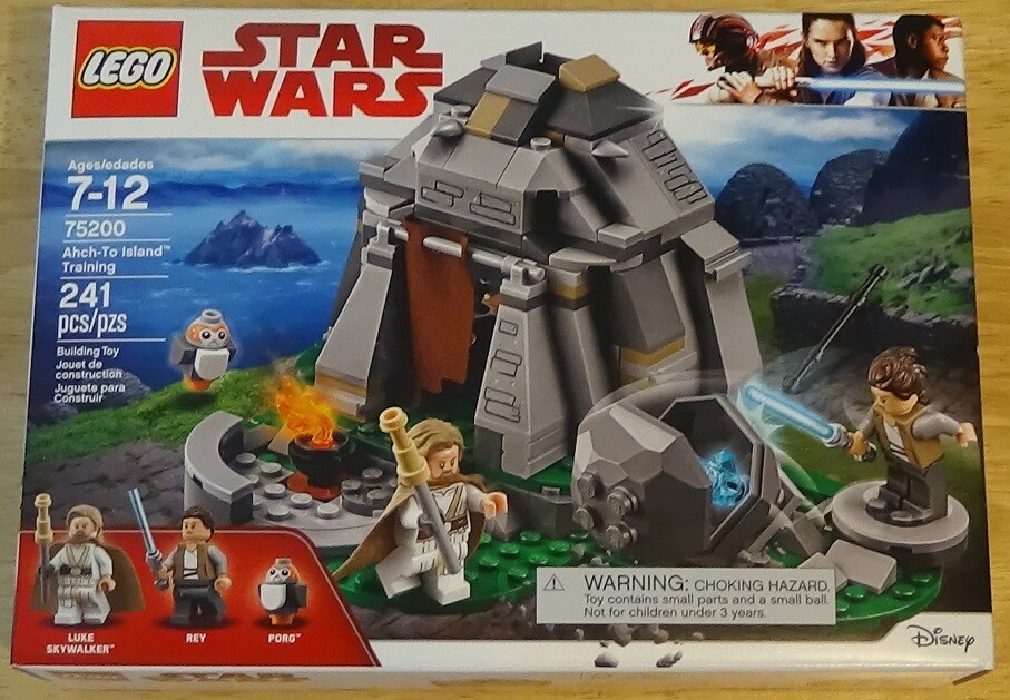 lego star wars ahch to island training