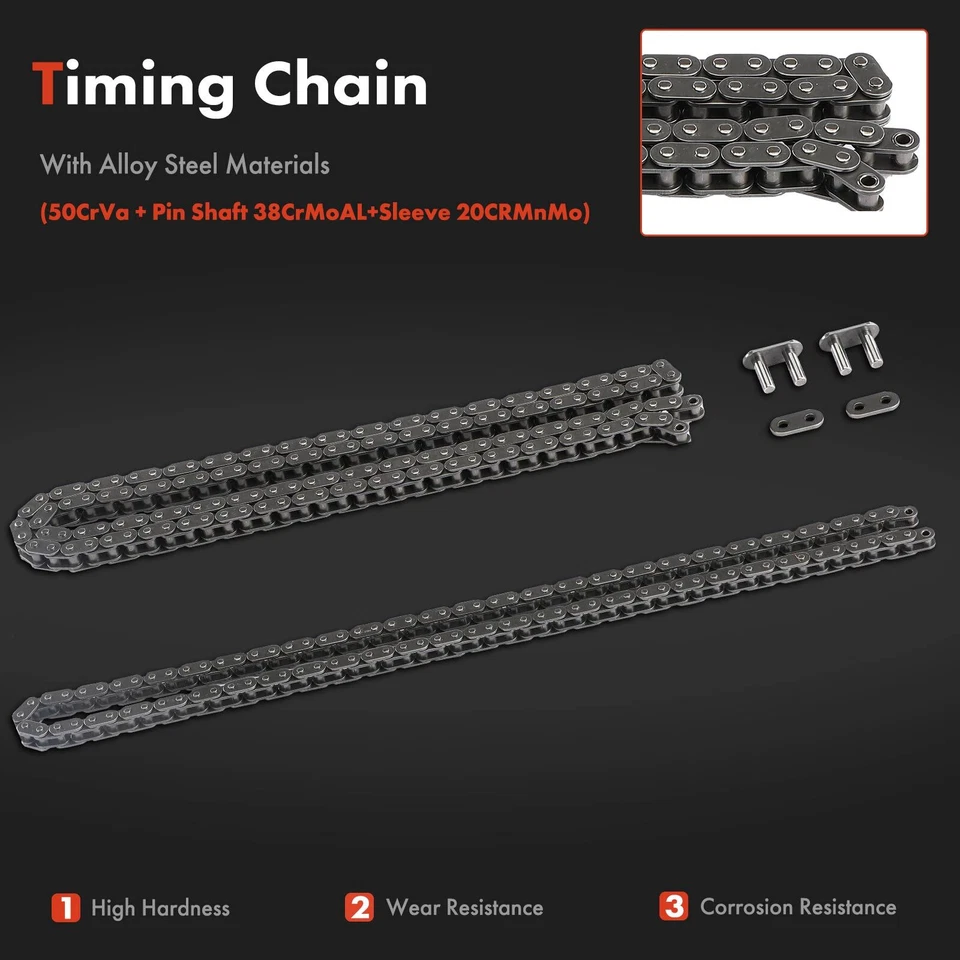 Kit de cadena de distribución del motor para Mercedes-Benz C230 W203 L4 1,8 L M271 2003 2004 2005 Foto 4 de 4