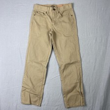 Boys Khaki Pant Sz 12 Straight Fit Stretch Casual School Uniform Urban Pipeline