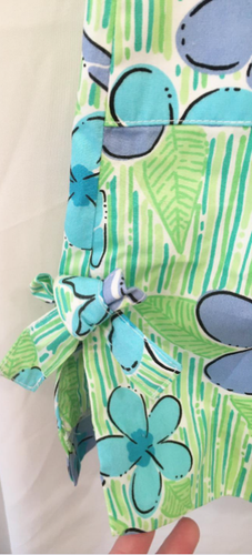 NWT Lilly Pulitzer 8 Little Girl Shift Dress "Seaspray Green Grass Skirt"-$65 - Picture 12 of 12