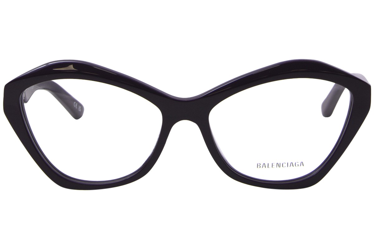 Balenciaga BB0341O 003 Eyeglasses Women's Violet Full Rim
