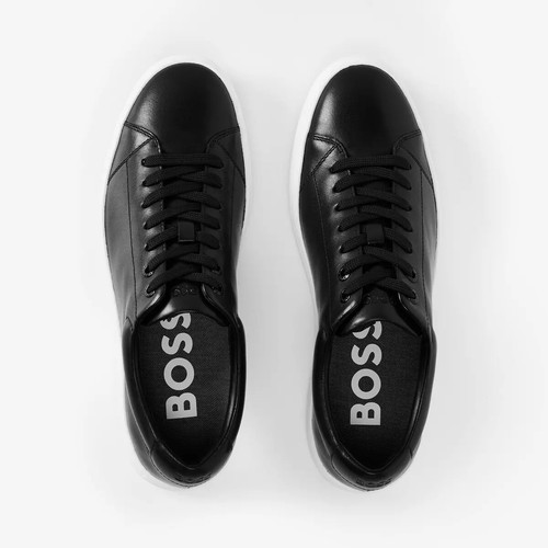 Hugo Boss Herren Sneaker Enlight Tenn Schwarz Turnschuhe - Größe 9 - Bild 4 von 8