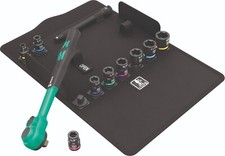 Wera 8100 SB 13 Zyklop Comfort Ratchet Set 3/8" Drive SAE 11 Pieces 05005531001