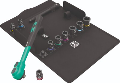 Wera 8100 SB 13 Zyklop Comfort Ratchet Set 3/8'' Drive SAE 11 Pieces 05005531001