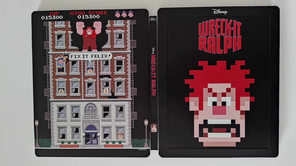 Wreck-It Ralph Zavvi Exclusive Blu-ray Steelbook Disney - Photo 4/4