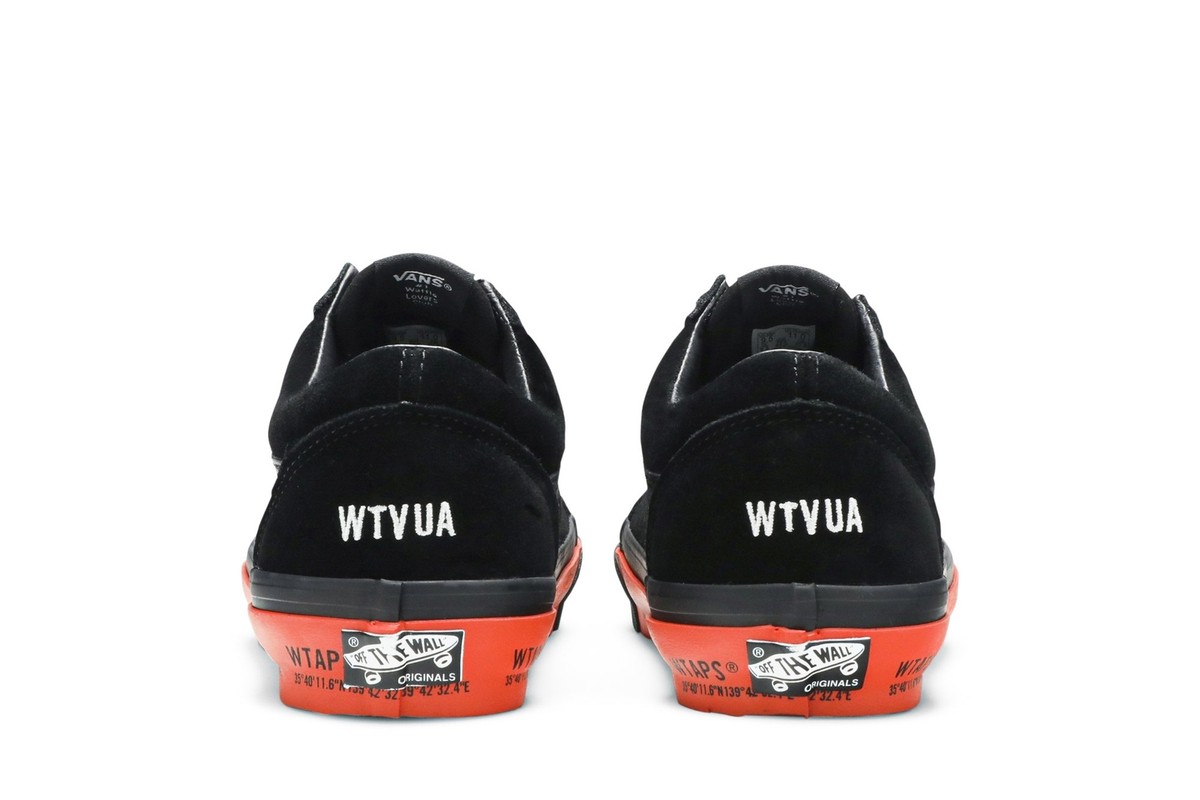 Vans WTAPS x Old Skool LX 'Black Orange' VN0A4P3X20E Men's