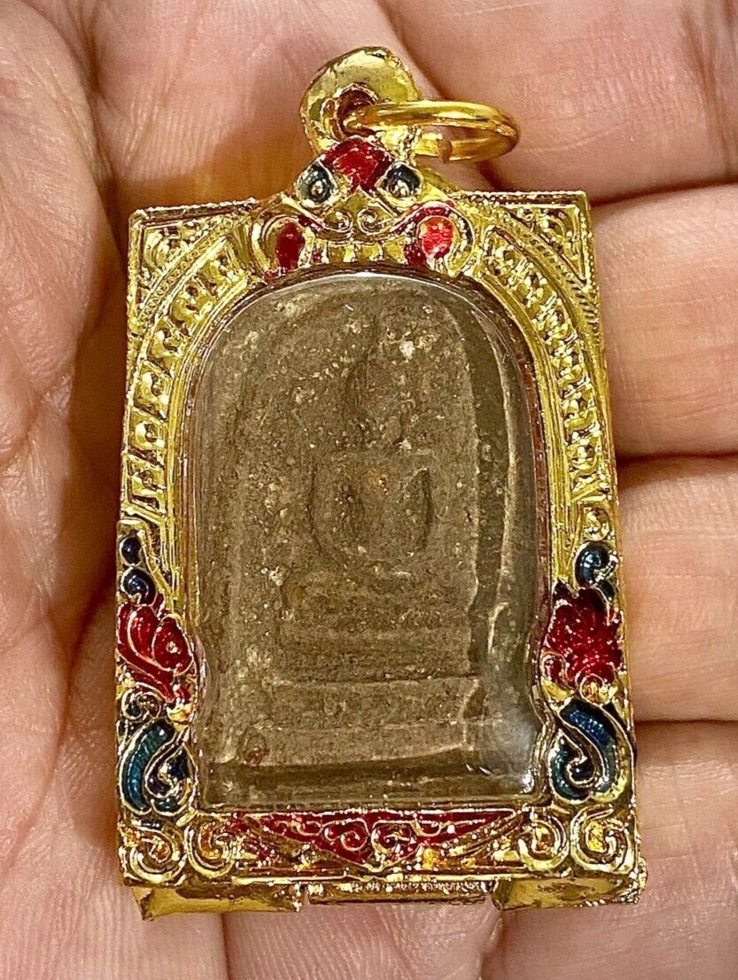 Thai Buddha Amulet Phra Somdej Pim Yai Lp Toh  Wat Rakang Pendant Talisman K802