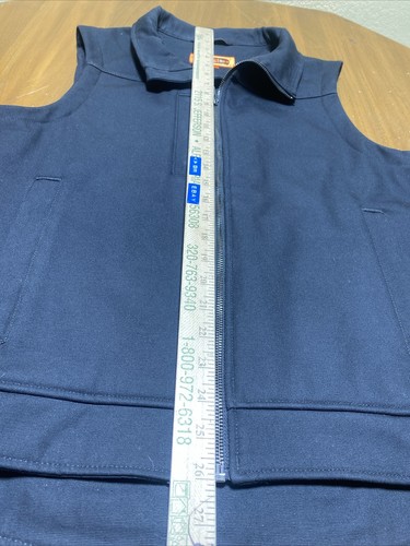 Corner Stone Duck Bonded Soft Shell Vest CSV60 Canvas Fleece Lined - Picture 4 of 9
