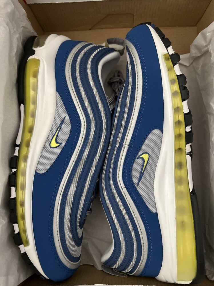 Nike Air Max 97 Atlantic Blue Neon Size 9 Deadstock 921826-401 2017