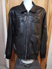 LEATHER BOX JACKET XL