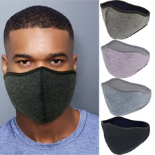 Winter Men Women Fleece Windproof Face Mask Half Face Mask for Cycling Ski Warm