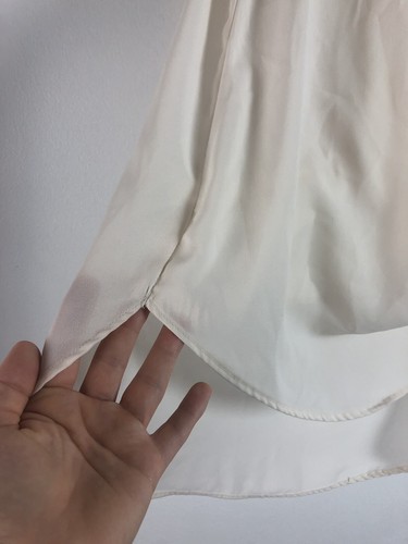 Japna Womens Sleeveless Shirt Ivory Sz Lz7 - Picture 5 of 7