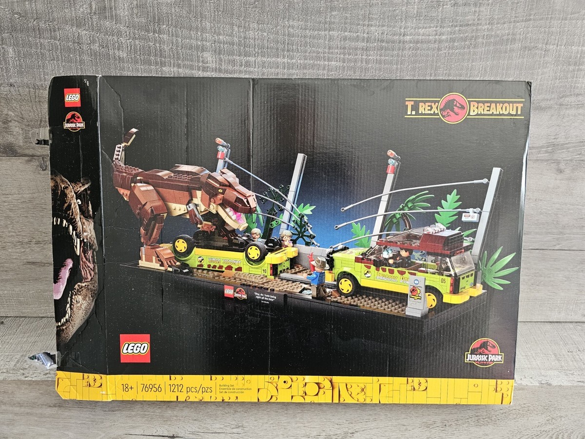 BOX ONLY Lego Jurassic Park T Rex Breakout Diorama 76956 LEGO SET