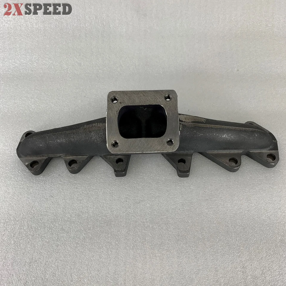 Colector de hierro fundido para Toyota Supra 1993-1998 motor 2JZ-GTE brida T4 Foto 3 de 4