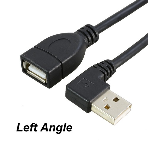USB2.0 Extension Cable 90° Angle USB A Male to A Female Panel Installation - Picture 19 of 25