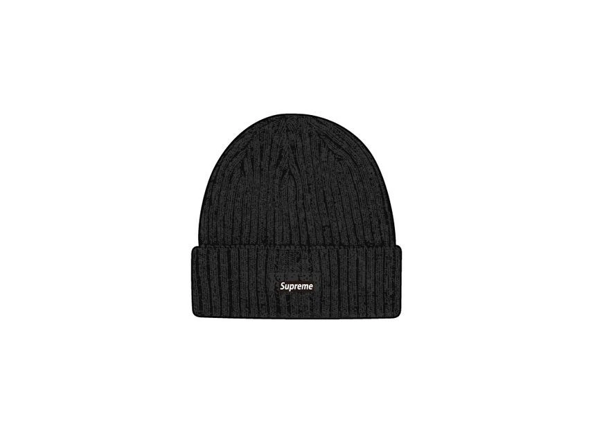 Bonnet noir surteint Supreme (25SS)