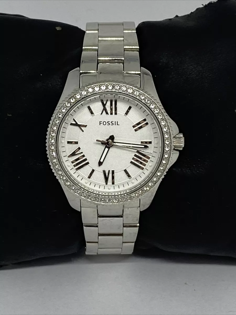 Fossil cecile hotsell watch silver
