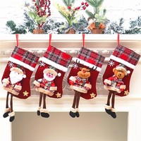 Nikolausstrumpf 4 STK Klein Personalisiert 3D Weihnachtsstrumpf Zum BefüLlen