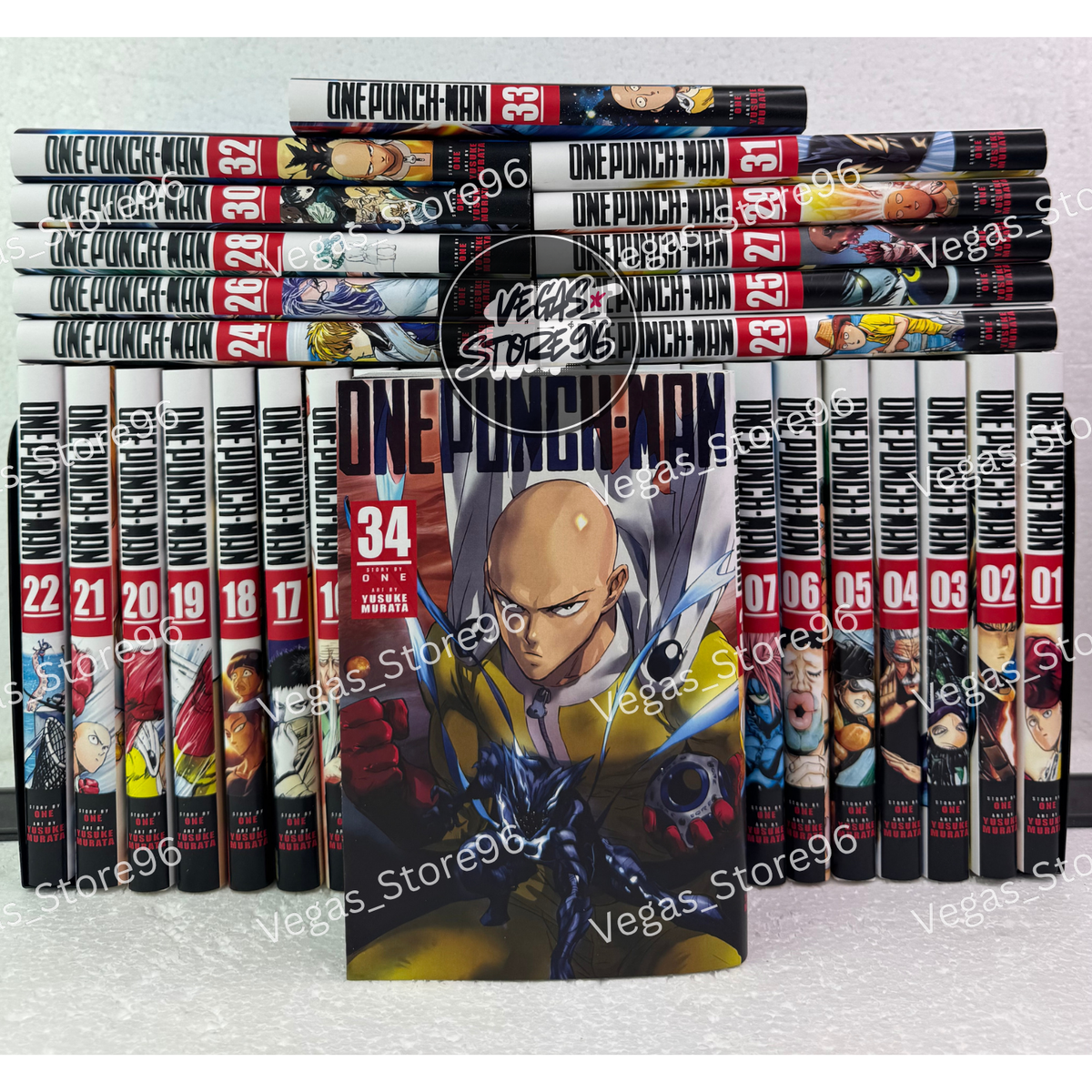 One Punch Man Manga Volume 1-36 (Half/Full Set) English Version