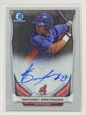 2014 Bowman Chrome Prospect Autographs Anthony Santander #BCAP-AS (RC)