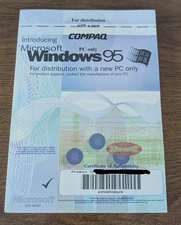 Microsoft Windows 95 Manual & CD with USB Support for Compaq