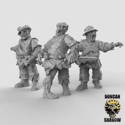 Zombies Mob Zombie Miniatur