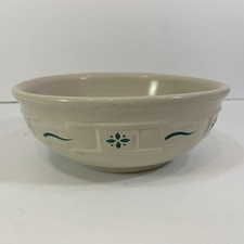 Longaberger Woven Traditions Classic Green Soup/Cereal Bowl 7"