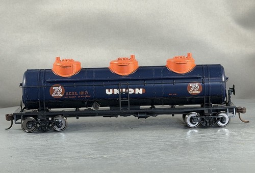 Athearn - Union Oil - 40' 3 Domo Tanque Car + Wgt # 10171 con Kadees | Zustand: Used