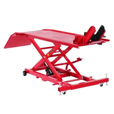CRUIZER Ponte Piattaforma sollevatore idraulico MOTO Scooter pompa pedale 450 kg - Immagine 1 di 4