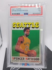 Spencer Haywood RC 1971 Topps #20 PSA 5 EX 