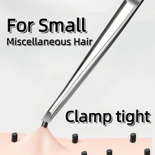 Stainless Steel Slant Tip Tweezers for Eyebrow Eyelash Beard Grooming,