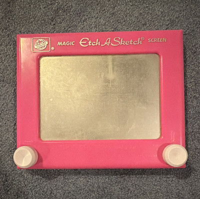 Ohio Art Etch A Sketch Pink Screen Drawing Toy for Kids Ages 3-7, 3-4, 4-7 Years