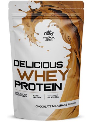 Peak Performance Delicious Whey Protein, 900 g Beutel, Chocolate Milkshake
