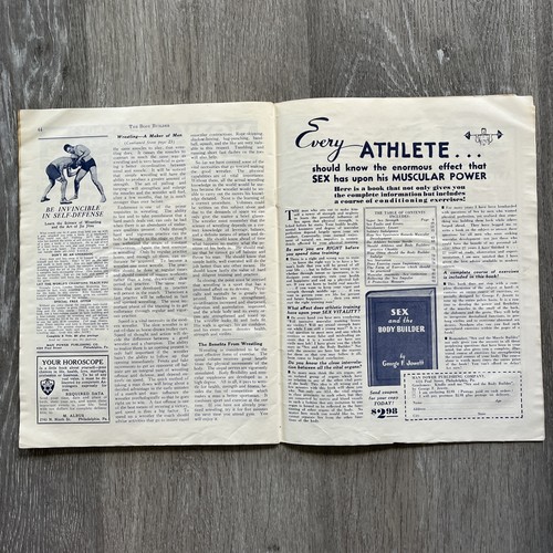 George Jowett THE BODY BUILDER Bodybuilding Magazine JUNE 1936 VOLUME 1 NUMBER 1 - Picture 21 of 24