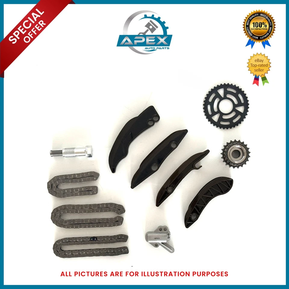 BMW N47 N47D20 2.0 DIESEL1 3 5 X1 X3 X5 TIMING CHAIN KIT TOP QUALITY 1 F20 NEW - Image 3 of 4