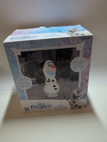 D Gemmy 110817 Disney Frozen Olaf 4ft Air blown Inflatable Christmas Light-up