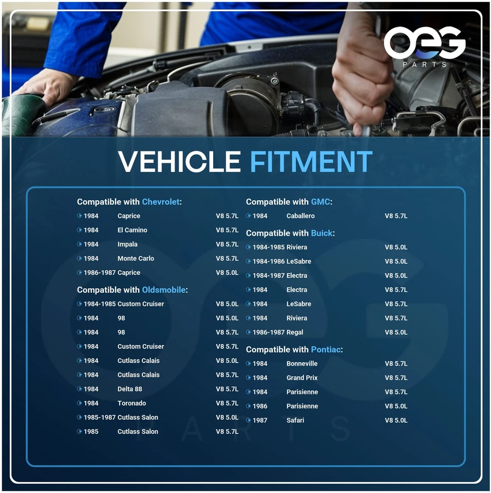 Alternador nuevo para Pontiac Parisienne V8 5,0 L 86-86 334-2190 321-245 P7292-9R Foto 4 de 4