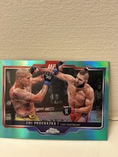 2025 Topps Chrome UFC - Jiri Prochazka #70 Aqua Refractor /199