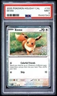 2025 POKEMON HOLIDAY CAL EEVEE Psa 9