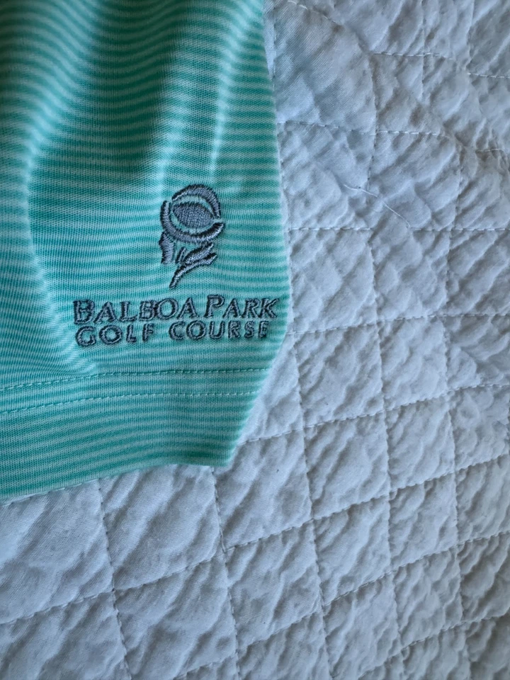 Balboa Park Golf Course San Diego City Greg Norman ML75 size L green polo NWT - Image 2 of 4