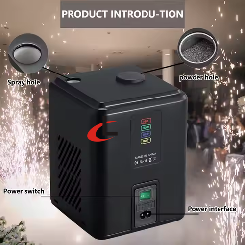 2X350W Mini Spark Wireless Remote Fireworks Fountain Electric Cold Spark Machine - Picture 4 of 8