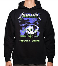 Metallica Creeping Death Heavy Metal Band Men's Black Hoodie