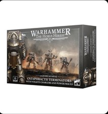Horus Heresy Cataphractii Terminators with Volkite Chargers and Power Mauls