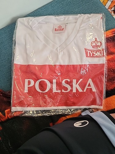 1 Tyskie Polska Trikot T-Shirt Größe M