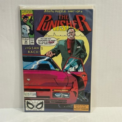 The Punisher #35 Comic Book Marvel 1990 Jigsaw Puzzle Part 1 of 6